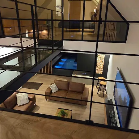 Loft Piscine A Debordement Jacuzzi Sauna Villa *